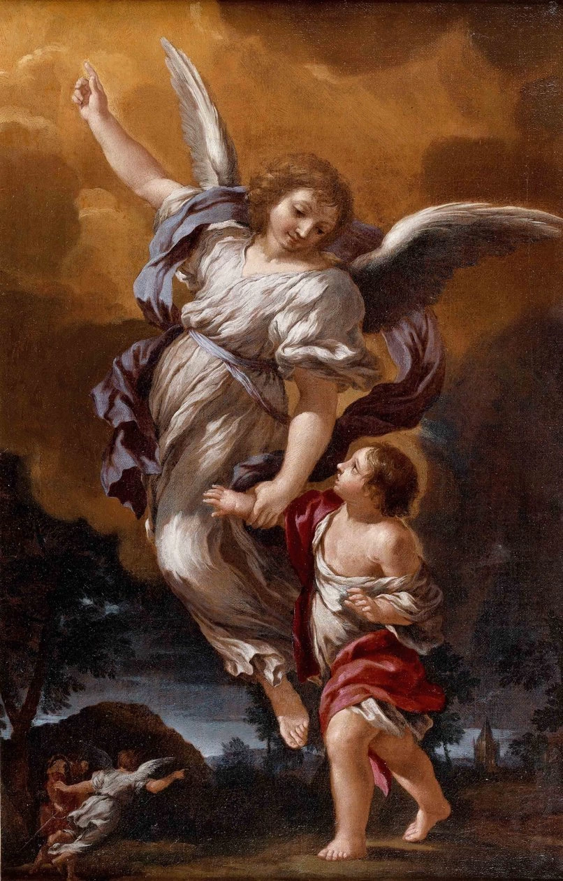 L'angelo custode dopo Pietro da Cortona